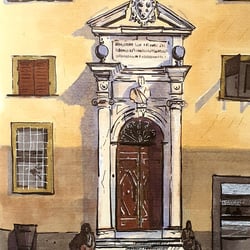 Italienische Fassade, A5, Layout Marker