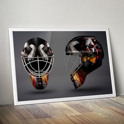Goalie Mask digital Illustration