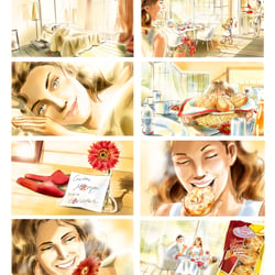 food storyboard