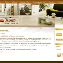 Webseite Fliesenfachgeschäft