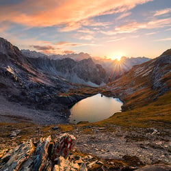 Alpine Autumn Dusk