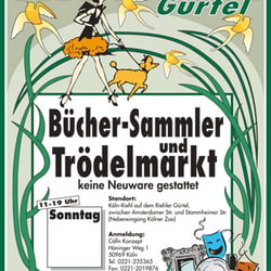 Bücher-Sammler- und Trödelmarkt am Riehler Gürtel
