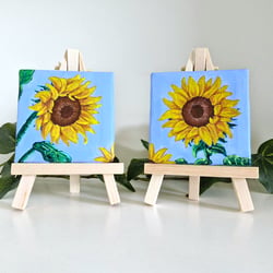 Sonnenblumen (Acryl auf Leinwand)