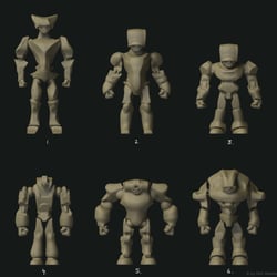 ‚Robot Giant‘ – Concept Sculpts