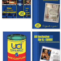 Image Broschüre/Edgar Karte/Kampagnenentwicklung UCI Kinowelt