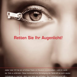 Social / Plakat für Sehnerv-Check