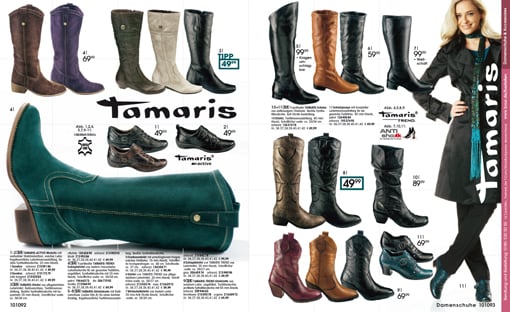 kataloggestaltung für baur versand/damenschuhe