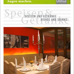 Erstellung Speisekarte Hotel Domizil
