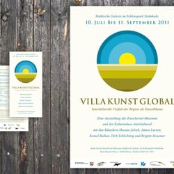 Ausstellungsplakat und Flyer