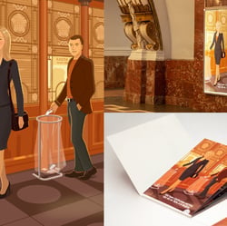 Illustrations for the Saint Petersburg Metro Anniversary:“The Metro’s Unwritten Rules”