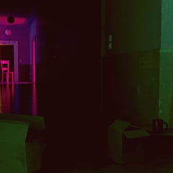 Hallway with chair