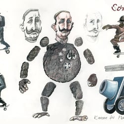 Affe Wilhelm II, Legetrickelemente für Schwejking, Dokumentarfilm Natasa von Kopp