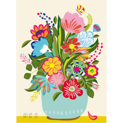 Blumenstrauß superbunt + üppig