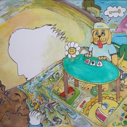 „Mit ein bisschen Glück“ – Acryl auf Leinwand