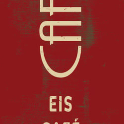 CaféBar Straßenschild