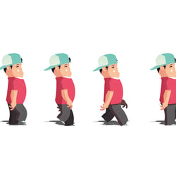 Beatbox Kid walkcycle animation