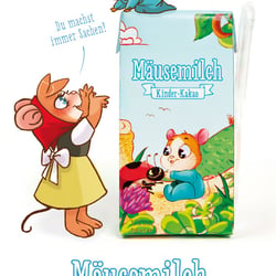 Produkt- und Plakatdesign „Mäusemilch“