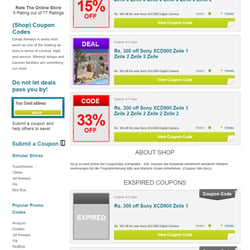 Couponcode-Homepage