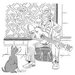 Bluesman_Strassenmusiker