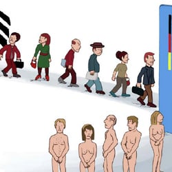 Karikatur zu »Elena«