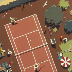 Tennis (Farbpapier)