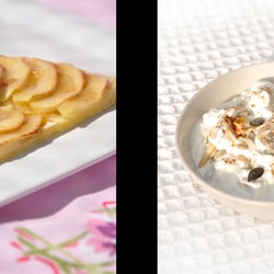 Apfeltarte / Müsli