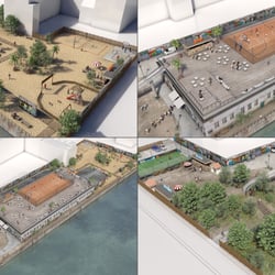Yaam: Visualisierung Yaam-Gelände, Planungsentwurf