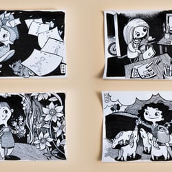 Inktober 2016 – Ich habe andere Illustratoren nach ihren Kindheits-Berufswünschen gefragt