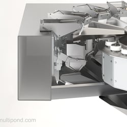 3D-Schnittdarstellung einer Mehrkopfwaage