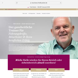 Website-Auftritt // Fred Küster Coaching