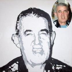 Pop-Art Portrait nach Fotovorlage