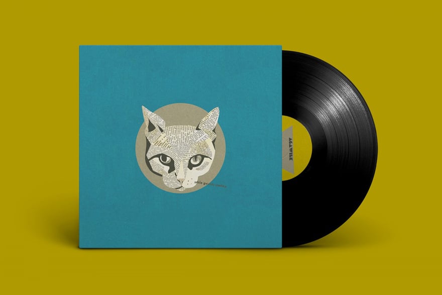 Moon – illustration, 12″ LP design, motion graphics