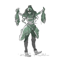 Characterdesign – Dana the Witchhunter – Comic