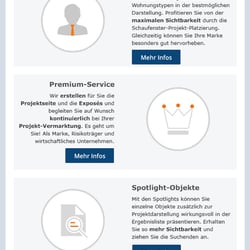 Design & Umsetzung eines responsive Mailing für ImmobilienScout24