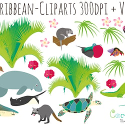 Cliparts Karibik