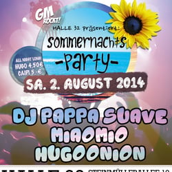 Halle 32 – Sommerfest Plakat