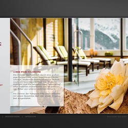 Website eines schweizer 5-Sterne-Hotels.