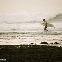 Nach dem Surfen in Uluwatu, Bali