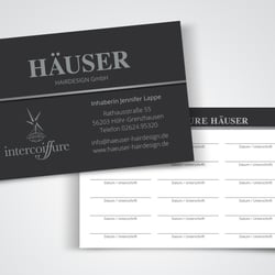 Visitenkarten Friseursalon