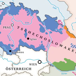 Familienchronik – historische Landkarten-Illustration