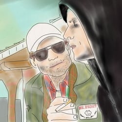 Mr. Robot – Filmszene Zeichnung
