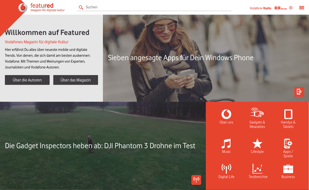 Featured – Vodafones Magazin für digitale Kultur