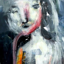 „Sinnender“(freie Arbeit)