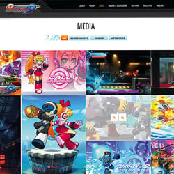 MIGHTY NO. 9 | GAMEWEBSITE | ONEPAGER