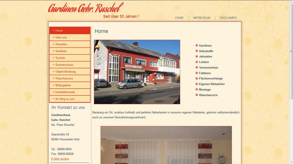 Referenz Gardinen Ruschel