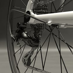 Rennrad Detail Schaltung