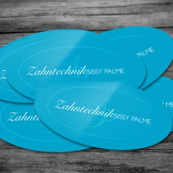 Zahntechnik Logotype und Aufkleber