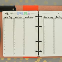 A5 Ordner mit Beispielinhalt Bullet journal