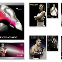 Kalender und Autogrammkarten – Boxsport (Foto + Grafik)