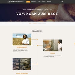 Backstube Rosales – Timeline – Vom Korn zum Brot